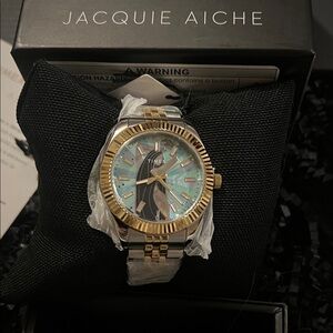 Timex x Jacquie Aiche Legacy Musings Watch Blue Mother of Pearl